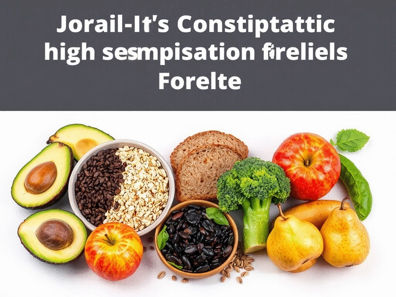 10 High-Fiber Foods to Relieve Constipation Naturally